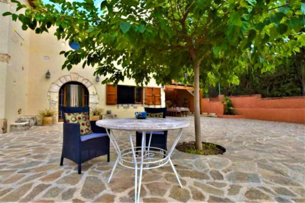 Apartment In Country House With Views And Pool Vespellá Exterior foto