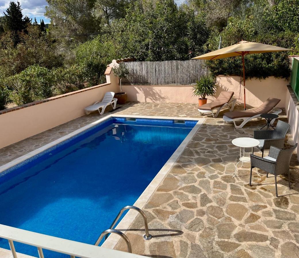 Apartment In Country House With Views And Pool Vespellá Exterior foto